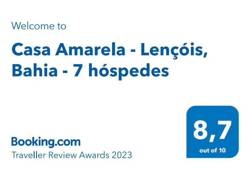 Casa Amarela - Lencois, Bahia - 7 Hospedes ภายนอก รูปภาพ